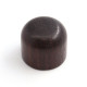 DOME KNOB 6mm PUSH-ON MOUNT ROSEWOOD