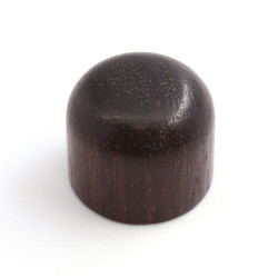DOME KNOB 6mm PUSH-ON MOUNT ROSEWOOD