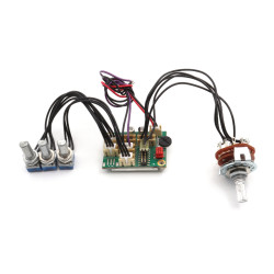 VAUDOO® TRIPELDOO 3-BAND PREAMP + 3-WAY ROTATIVE SWITCH