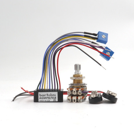 BARTOLINI MPB2KIT/918 BUFFER, ADJUSTABLE GAIN, DUAL CHANNEL BASS