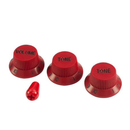 WD® KIT DE BOUTONS TYPE STRAT® FORMAT US ROUGE