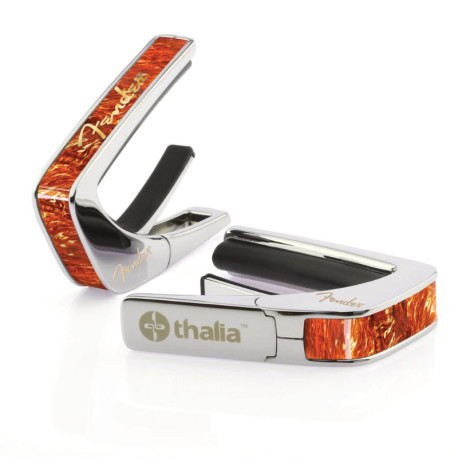 FENDER® BY THALIA® TORTOISE WITH SPAGHETTI LOGO CHROME