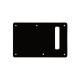 WD® CUSTOM PICKGUARD BACK PLATE WITH SLOT FOR STRAT® 2.28mm 3 PLY BLACK