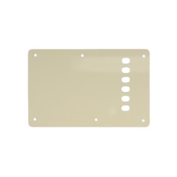 WD® CUSTOM PICKGUARD BACK PLATE STRAT® 56mm SPACING 3 PLY PARCHMENT