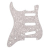 WD® CUSTOM PICKGUARD FOR STRAT® LEFT HAND SSS 11 HOLES 2.28mm 4 PLY WHITE PEARL