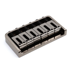 HARDTAIL BRIDGE KD BY AXLABS® STRING THROUGH BLACK NICKEL