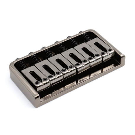 HARDTAIL BRIDGE KD BY AXLABS® STRING THROUGH BLACK NICKEL