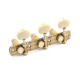 APARICIO CLASSICAL MACHINE HEADS "CACERES" BRONZE / GOLD SHAFTS / IVORY BUTTONS
