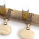 APARICIO CLASSICAL MACHINE HEADS "CUENCA" BRONZE / GOLD SHAFTS / IVORY BUTTONS
