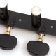 APARICIO CLASSICAL MACHINE HEADS "GIJON" BLACK / BLACK SHAFTS / EBONY BUTTONS