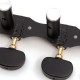 APARICIO CLASSICAL MACHINE HEADS "MURCIA" BLACK / BLACK SHAFTS / EBONY BUTTONS