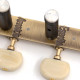 APARICIO CLASSICAL MACHINE HEADS "TERUEL" SATIN / BLACK SHAFTS / IVORY BUTTONS