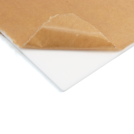 WD® CUSTOM PICKGUARD BLANK 30.5 X 45.7cm 1-PLI (3.17mm) TRANSLUCENT MILK WHITE