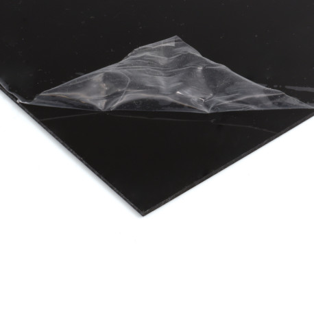 PICKGUARD BLANK 29 x 48cm x 1.5mm 1 PLY BLACK