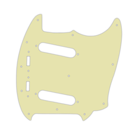 WD® CUSTOM PICKGUARD FOR MUSTANG® MINT 3 PLY