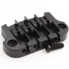 HIPSHOT® SUPERTONE GIBSON® REPLACEMENT BASS BRIDGE 3 POINTS BLACK