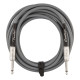 FENDER® CONTOUR SERIES INSTRUMENT CABLE INCA SILVER (4.5m)