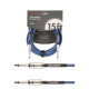 FENDER® CONTOUR SERIES INSTRUMENT CABLE LAKE PLACID BLUE (4.5m)