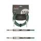 FENDER® CONTOUR SERIES INSTRUMENT CABLE SHERWOOD GREEN (4.5m)