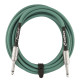 FENDER® CONTOUR SERIES INSTRUMENT CABLE SHERWOOD GREEN (4.5m)