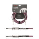 FENDER® CONTOUR SERIES INSTRUMENT CABLE BURGUNDY MIST (4.5m)