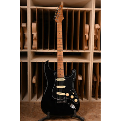 MARCEAU® GUITAR EXPERIENCE ROASTED FLAMED MAPLE NECK BLACK GLOSS