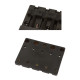 FENDER® HIMASS™ 4-STRING BASS BRIDGE ASSEMBLY WITH BRASS SADDLES BLACK