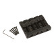FENDER® HIMASS™ 4-STRING BASS BRIDGE ASSEMBLY WITH ZINC SADDLES BLACK