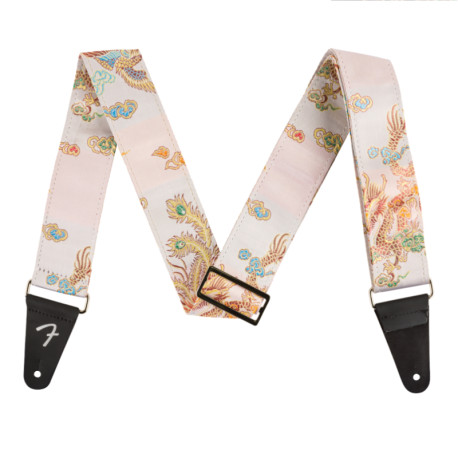 FENDER® SATIN DRAGON STRAP IVORY
