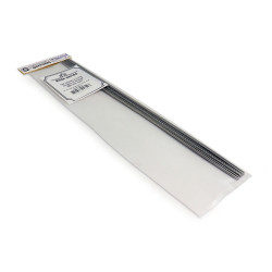 SINTOMS® FRETWIRE 25% NICKEL SILVER 2.06 x 1.09mm 26cm STRAIGHT LENGTH (6pcs)