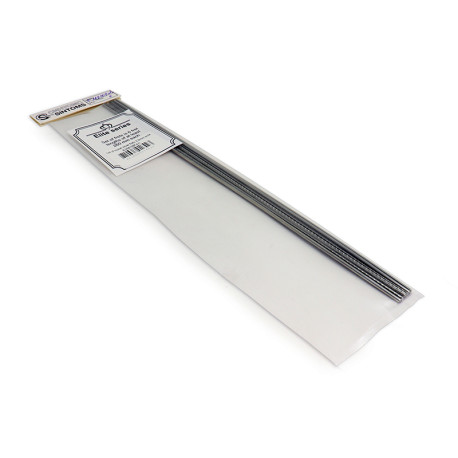 SINTOMS® FRETWIRE 25% NICKEL SILVER 2.06 x 1.09mm 26cm STRAIGHT LENGTH (6pcs)