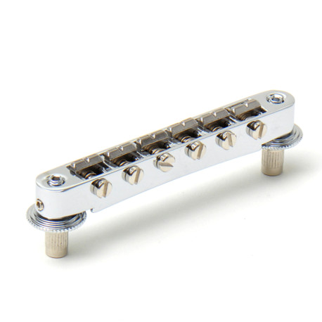 GÖLDO® 3 POINTS VARIO TUNE-O-MATIC BRIDGE 72.3 TO 74mm SPACING CHROME