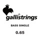 GALLI STRINGS® SINGLE ELECTRIC BASS STRINGS 0.65