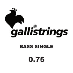 GALLI STRINGS® SINGLE ELECTRIC BASS STRINGS 0.75