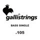 GALLI STRINGS® SINGLE ELECTRIC BASS STRINGS 0.105