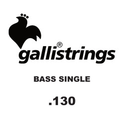 GALLI STRINGS® SINGLE ELECTRIC BASS STRINGS 0.130